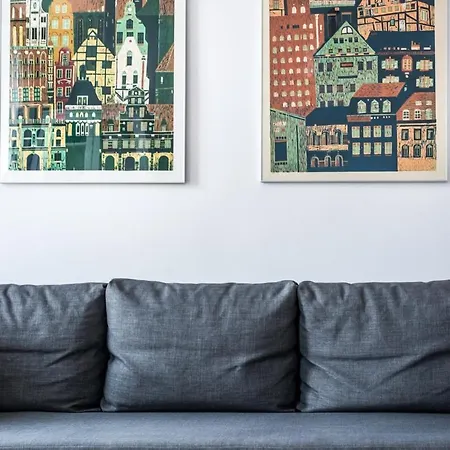 아파트 Old Town - River View Apartment, Four Bedrooms - Comfy Apartments 그단스크